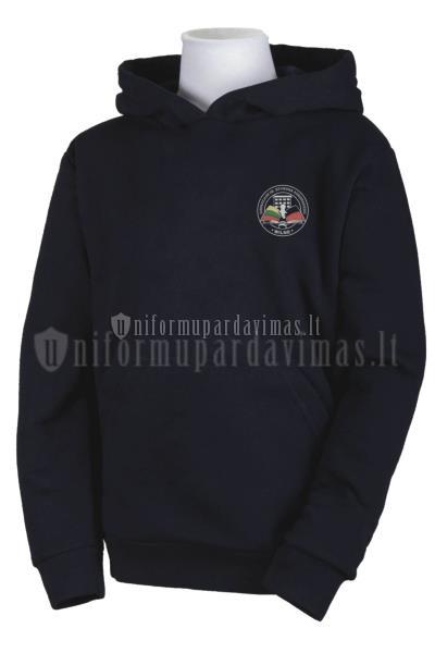 Vilniaus Simono Konarskio gimnazijos džemperis "UNICOM" su gobtuvu su logo