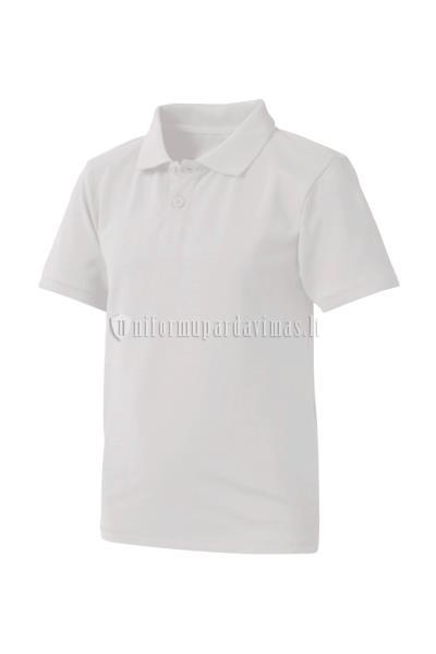 Balti "Polo" marškinėliai vaikiški