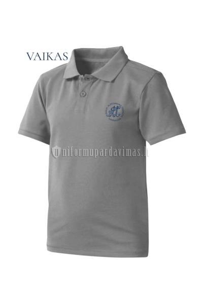 JHK "Polo" vaikiški marškinėliai Aleksandro Puškino gimnazija (su spauda)