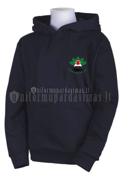 Riešės gimnazijos džemperis "UNICOM" su gobtuvu su logo