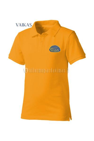 Vilniaus “Spindulio” progimnazijos JHK "Polo" marškinėliai geltonos spalvos (vaikas)