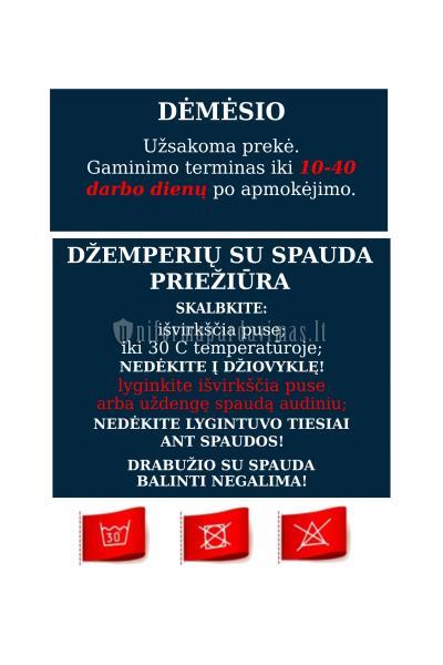 NAUJENA !Mažeikių Pavasario progimnazijos džemperis "All best"  su SPAUDA
