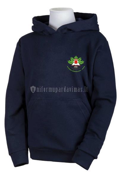 Riešės gimnazijos džemperis "UNICOM" su gobtuvu su logo