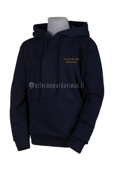 Paįstrio Juozo Zikaro gimnazijos džemperis "UNICOM" su gobtuvu